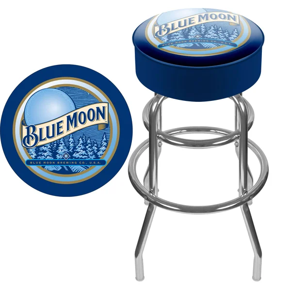 Blue Moon Padded Bar Stool - Made in USA