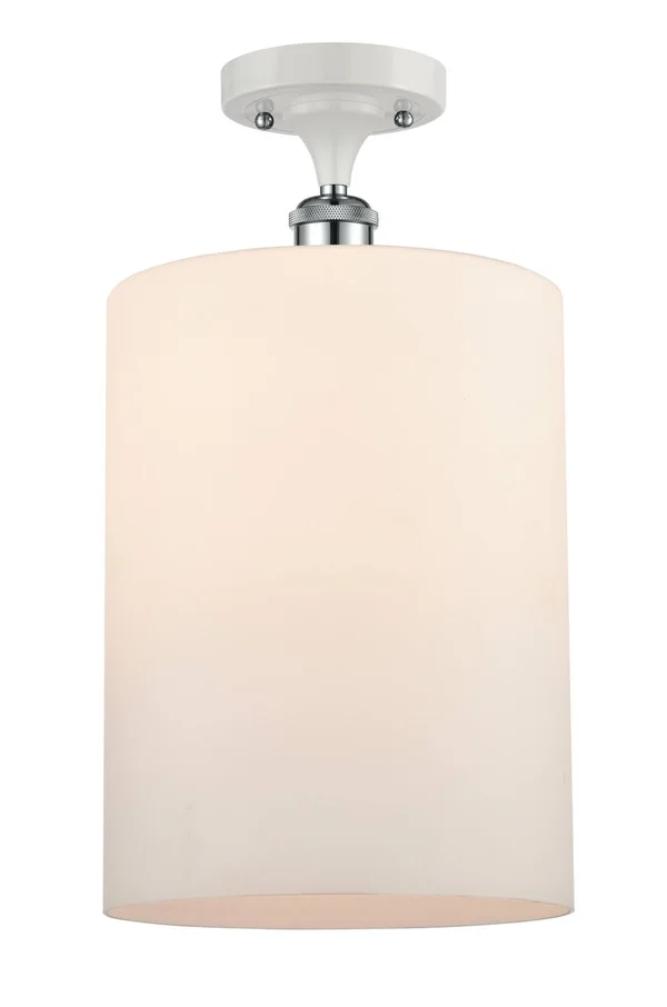 Innovations Lighting-Large Cobbleskill 1 Light Semi-Flush Mount-516-1C-WPC-G111-L