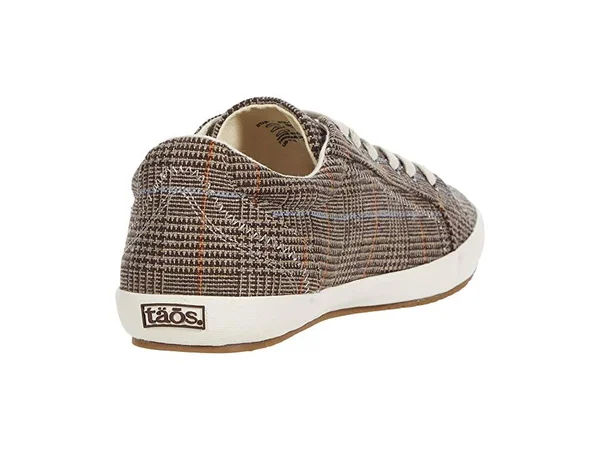 Taos Star Brown Plaid Women's Brown Plaid, 8.5, M