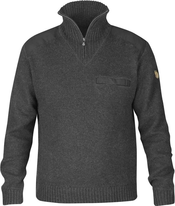 Fjallraven Koster Sweater - Men's Dark Grey, L