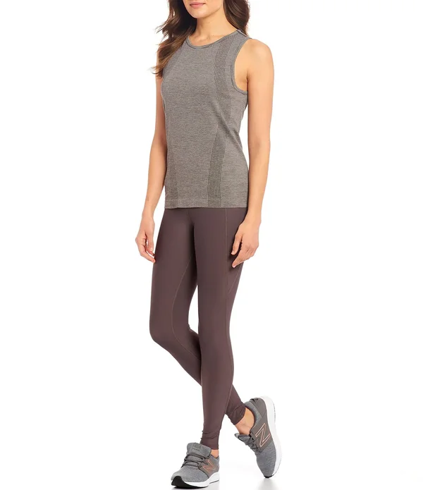 Kinesis High Rise Moisture Wicking Ankle Leggings, Womens, XS, Navy