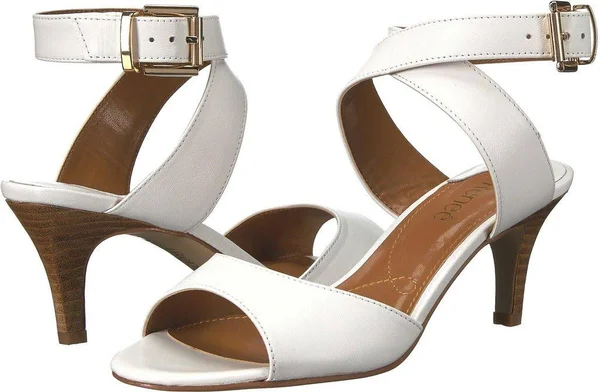 J. Renee Women's Soncino Ankle Strap Sandal - Size: 9, White