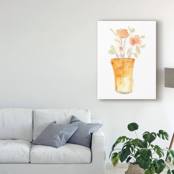 Trademark Art June Erica Vess 'Blossom Pop Study I' Canvas Wall Art
