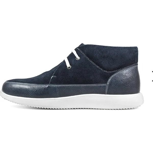 Stacy Adams Shoes Buckley Chukka Navy 53437-410 - 8