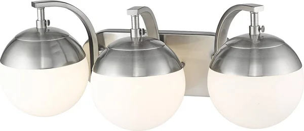 Golden Dixon 3 Light Bath Vanity 3218 Ba3 PW PW (Pewter)