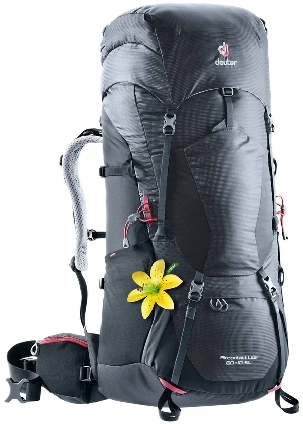 Deuter Aircontact Lite Womens Backpack, Graphite/Black
