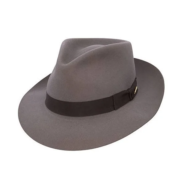 Stetson Chatham Fur Felt Fedora Hat: Size: 7 1/8 Caribou