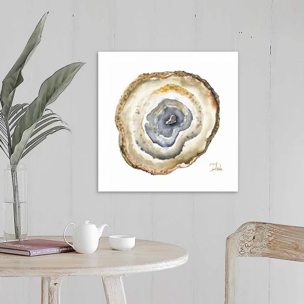 Agate Watercolor I - Canvas Wall Art, 20x20, Great Big Canvas