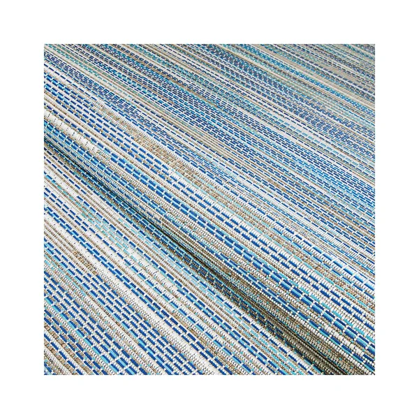 Couristan Monaco Alassio Sand/Azure/Turquoise Area Rug - 5&3x22 x 7&6x22