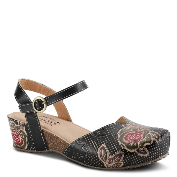 Women's L&Artiste by Spring Step Lizzie, Adult, Size: 42, Black Multi Leather