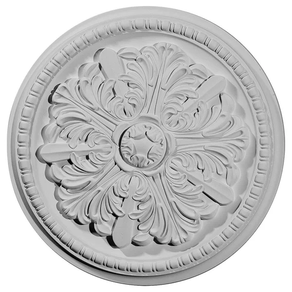 Ekena Millwork CM16SWPCC 16 7/8x22OD x 1 1/2x22P Swindon Ceiling Medallion (Fits Canopies Up to 2 7/8x22), Hand-Painted Pot of C