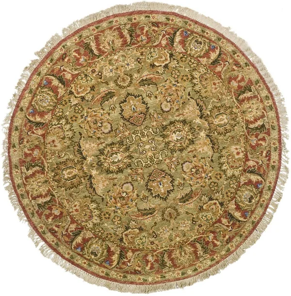 Safavieh Old World OW115E Light Green - Rust Rug 2&6x22 x 12& Runner