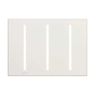 Lutron LWT-GGG-MN Grafik T - 3 Gang Wallplate, Midnight