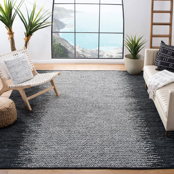 Safavieh Vintage Leather VTL101A 4&0x22 x 6&0x22 Grey, Cream Area Rug