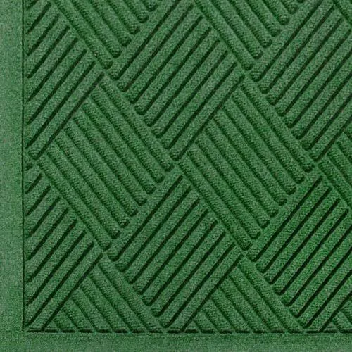 Andersen 221 Waterhog Fashion Diamond Polypropylene Fiber Entrance Indoor/Outdoor Floor Mat - SBR Rubber Backing, 10' Length x 3'