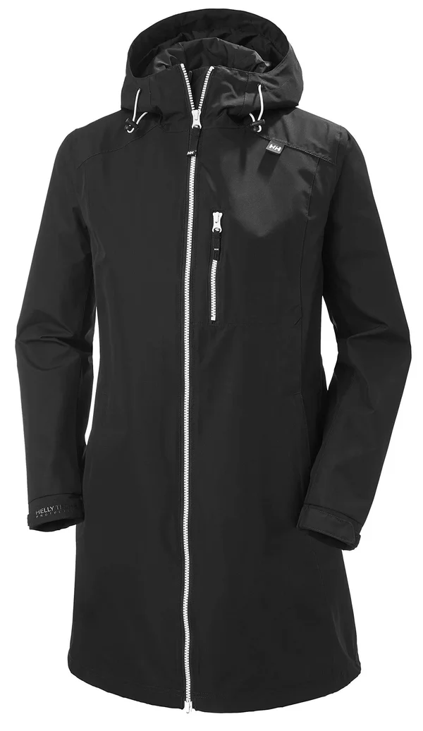 Helly Hansen Long Belfast Jacket - Women's Black, XL