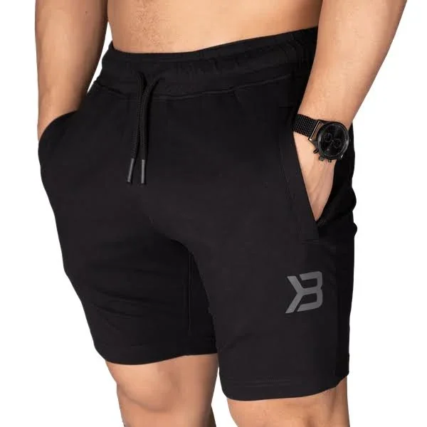 Better Bodies - Men's Tapered Sweatshorts in Black Size M