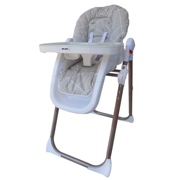 Your Babiie AM:PM by Christina Milian Fitzrovia High Chair in Geometric Mocha