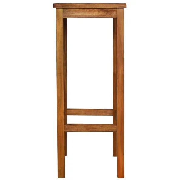 vidaXL Outdoor Bar Chairs 2 Pcs Solid Acacia Wood