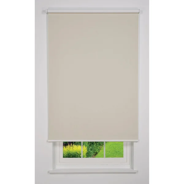 Linen Avenue Cordless Blackout Roller Shade - Beige 66 W x 78 H