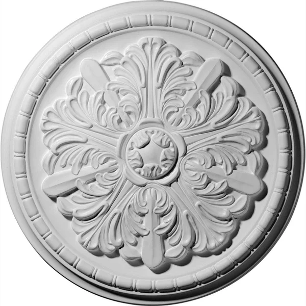 17 1/8x22OD x 1 1/2x22P Washington Ceiling Medallion (Fits Canopies Up to 2 7/8x22) - Hand-Painted Flash Blue