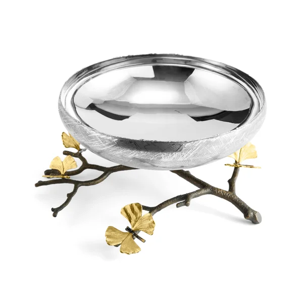 Michael Aram Butterfly Ginkgo Footed Centerpiece Bowl