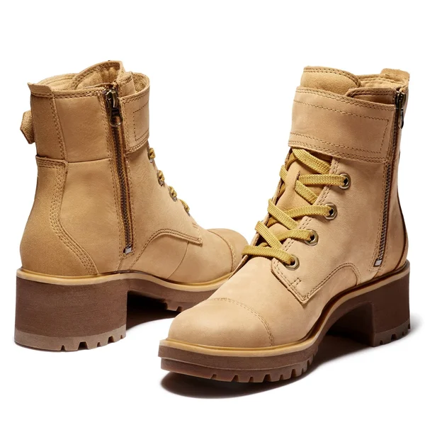 Timberland Women's Kori Park Buckle Boots - Wheat Nubuck, 7