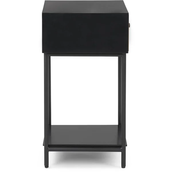 Finch FUTB10100A Bedford Side Table, Black