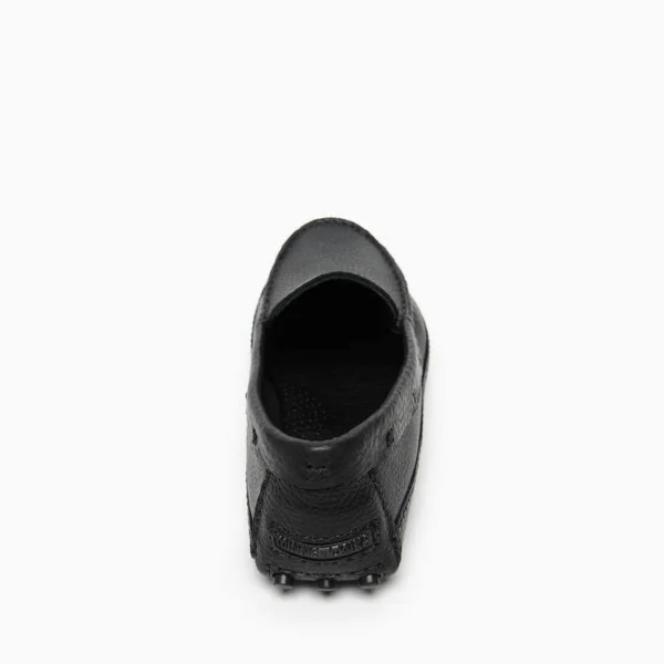 Minnetonka Moccasin, Men's P.W. Driving Loafer (The Original) in Black, Size 6W, Handmade