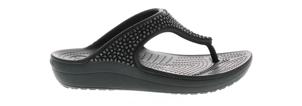 Crocs Women's Sloane Embellished Flip Flop, Size: 6, Black