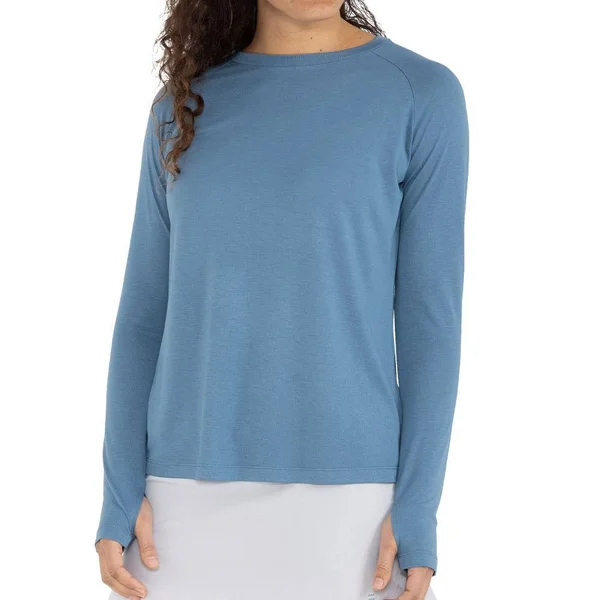 Free Fly Women's Bamboo Weekender Long Sleeve Willow Green - XL