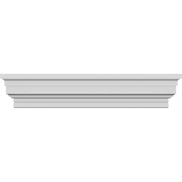 Ekena Millwork CRH04X157ST 157x22 Bottom Width x 159 1/2x22 Top Width x 3 7/8x22H x 1/4x22P Stockport Crosshead