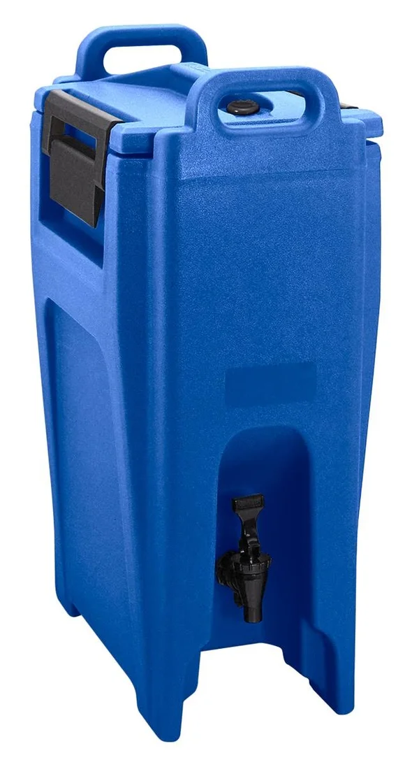 Cambro UC500186 Ultra Camtainer Navy Blue 5.25 Gal Beverage Carrier