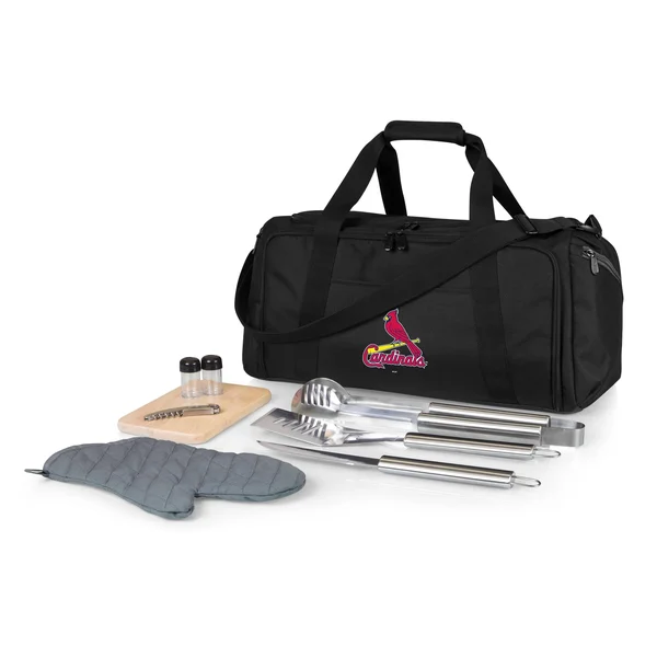 Black St. Louis Cardinals BBQ Kit Cooler