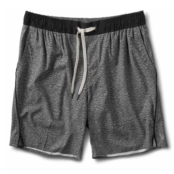 Vuori Trail Running Short Men's, Charcoal Heather Texture, M