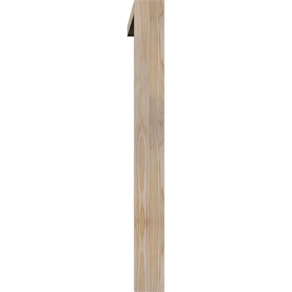Ekena Millwork 1464132 3 1/2x22W x 34x22D x 34x22H Thorton Block Smooth Bracket w/ Offset Brace - Douglas Fir