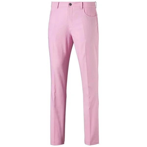 Puma Men's Jackpot 5 Pocket Golf Pants - Size 32, Bright White