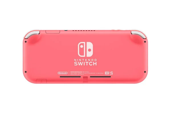 Nintendo Switch Lite (Coral) Bundle with Cleaning Cloth and Luigi's Mansion 3