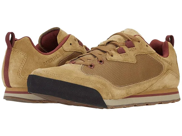 Merrell Men's Burnt Rock Travel Suede, Size: 12, Butternut