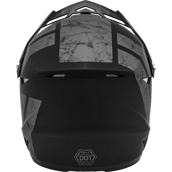 GMAX MX-46 Off-Road Dominant Helmet Matte Black/White/Red Medium