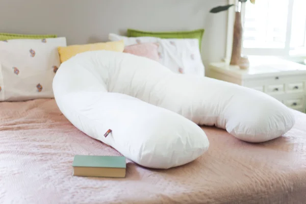 Leachco Back &n Belly Bliss Flexible Contoured Body Pillow - Beige
