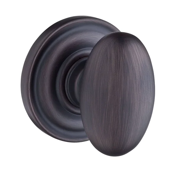 Baldwin FD.ELL.TRR.112 Full Dummy Ellipse Knob & Traditional Round Rose Venetian Bronze