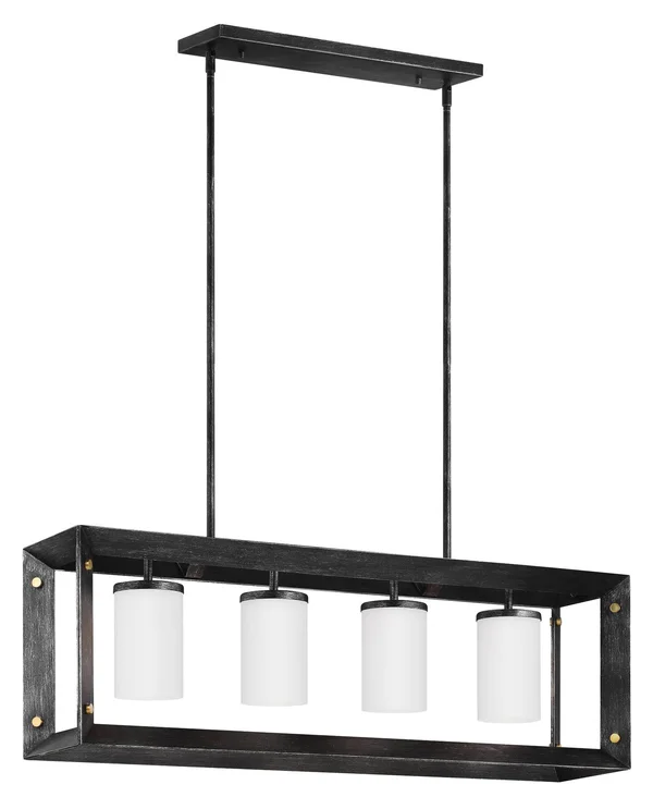 Gracie Oaks Galindo 4-Light Kitchen Island Pendant Finish: Stardust