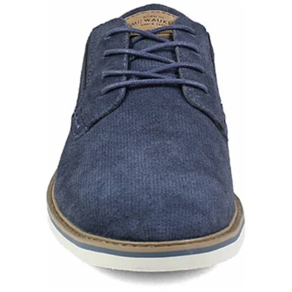 Nunn Bush Barklay Plain Toe Oxford 7 Men's Navy
