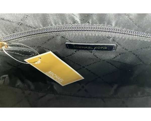 Michael Kors Crosby Medium Messenger Handbag Leather Black