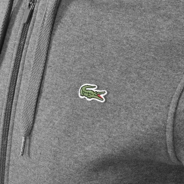 Lacoste Sport Full Zip Hoodie Grey XXL