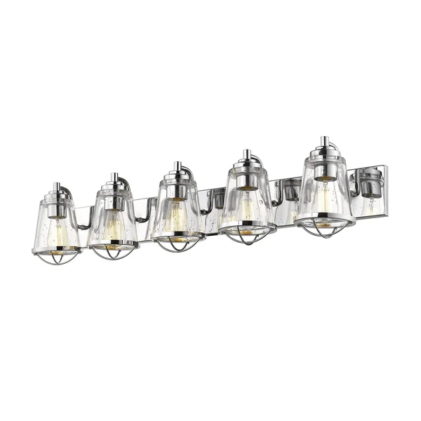 Z-Lite 444-5V-CH Mariner 5 Light Vanity, Chrome