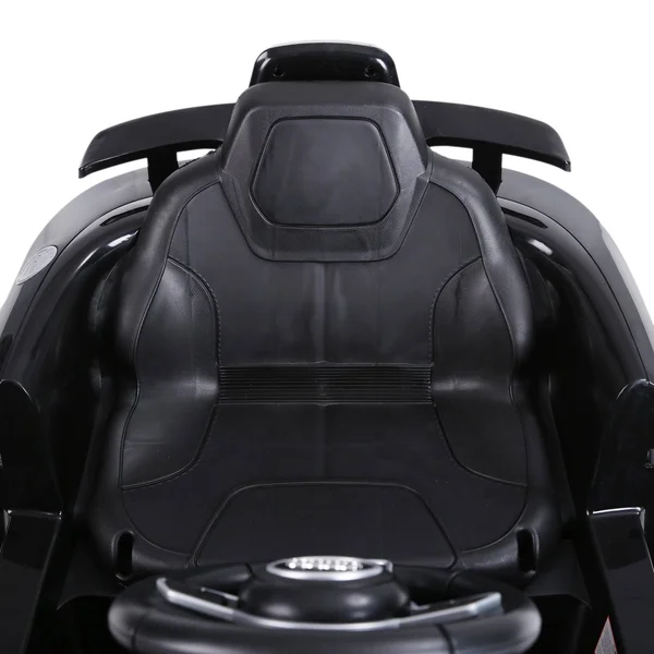 Aosom 6V Audi TT RS Kids Electric Sports Car Ride on Toy One Seat with Remote Control (Black)