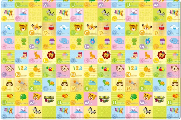 Parklon Baby Soft Play Mat (Hello Bear Smiletown, Large)