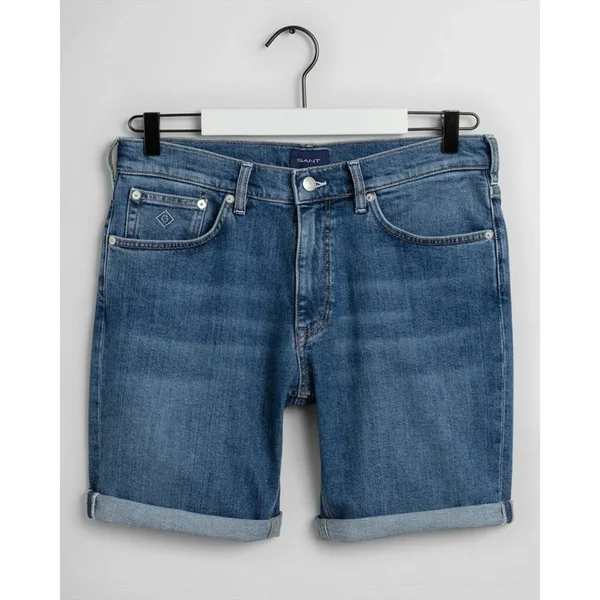 Gant Regular Fit Jean Shorts by GANT, Blue